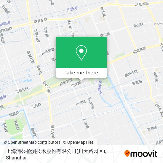 上海浦公检测技术股份有限公司(川大路园区) map