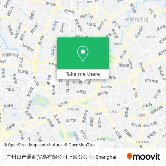 广州日产通商贸易有限公司上海分公司 map