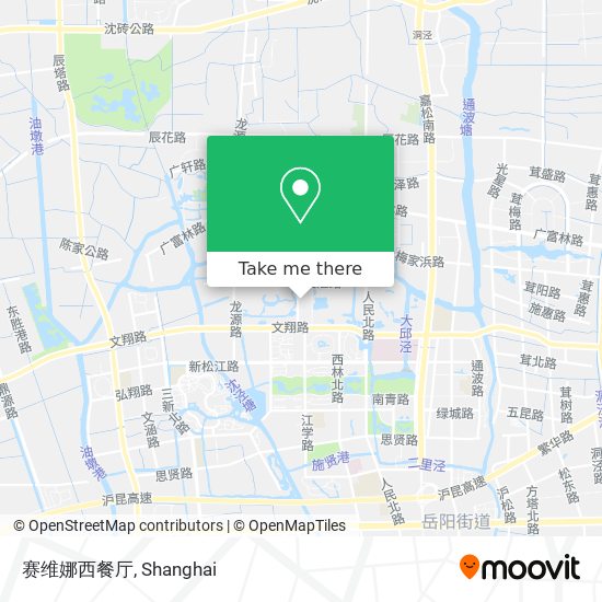 赛维娜西餐厅 map