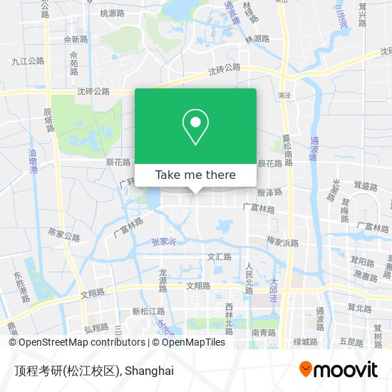 顶程考研(松江校区) map