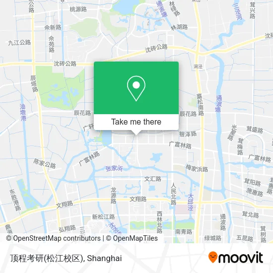 顶程考研(松江校区) map