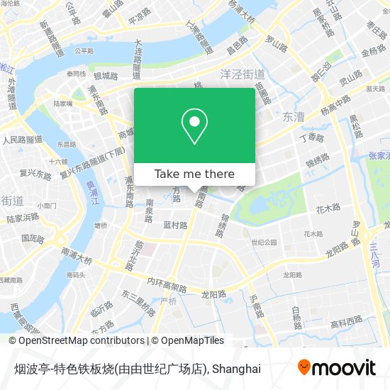烟波亭-特色铁板烧(由由世纪广场店) map