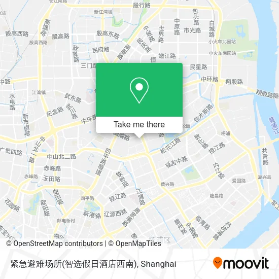 紧急避难场所(智选假日酒店西南) map