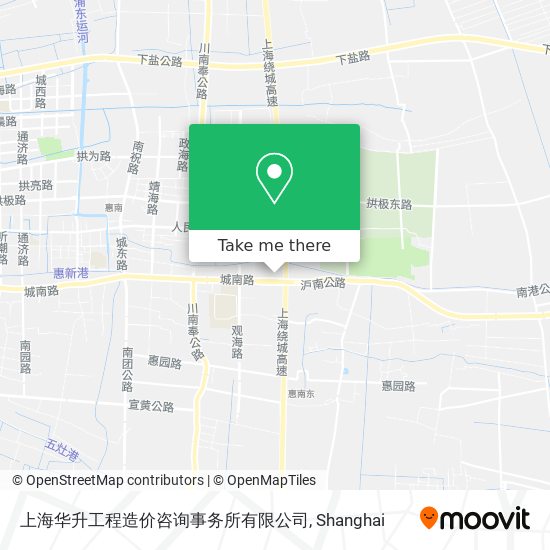 上海华升工程造价咨询事务所有限公司 map