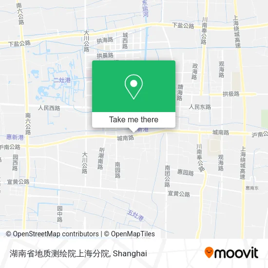 湖南省地质测绘院上海分院 map