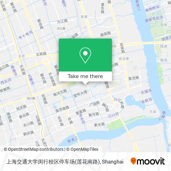 上海交通大学闵行校区停车场(莲花南路) map