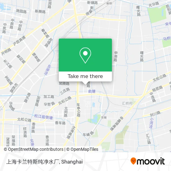 上海卡兰特斯纯净水厂 map