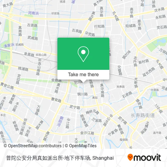 普陀公安分局真如派出所-地下停车场 map