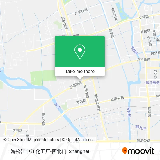 上海松江申江化工厂-西北门 map