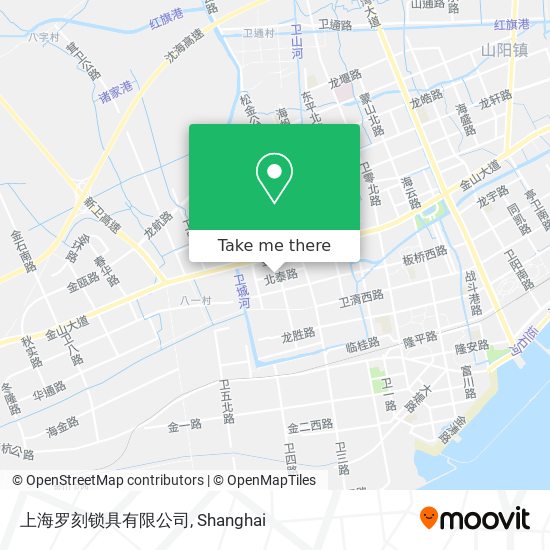 上海罗刻锁具有限公司 map