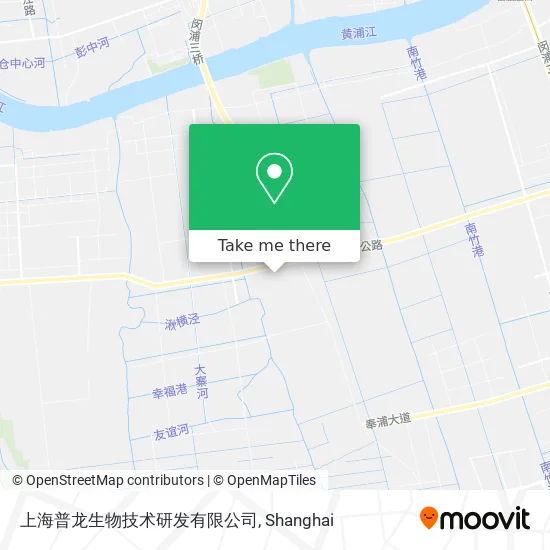 上海普龙生物技术研发有限公司 map