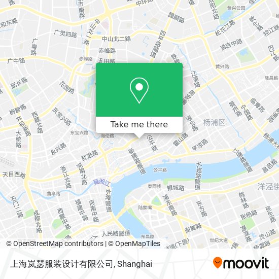 上海岚瑟服装设计有限公司 map