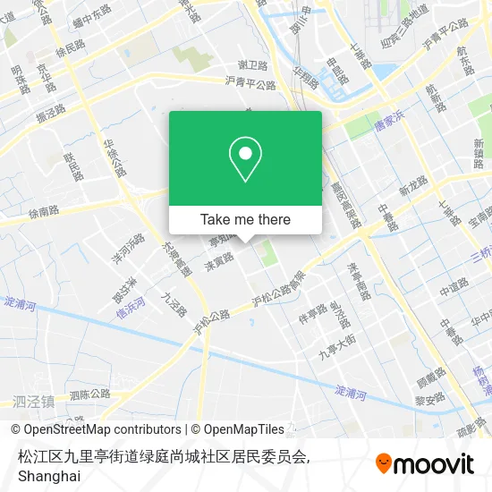 松江区九里亭街道绿庭尚城社区居民委员会 map
