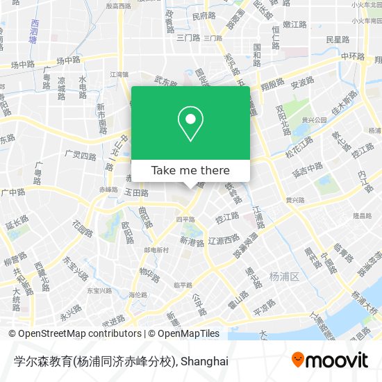 学尔森教育(杨浦同济赤峰分校) map