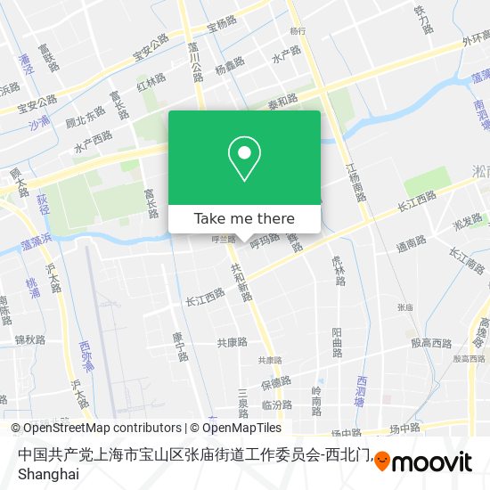中国共产党上海市宝山区张庙街道工作委员会-西北门 map