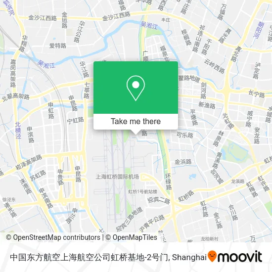 中国东方航空上海航空公司虹桥基地-2号门 map