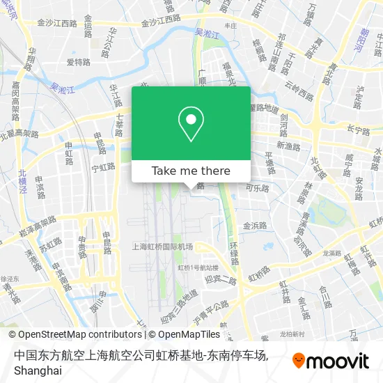 中国东方航空上海航空公司虹桥基地-东南停车场 map
