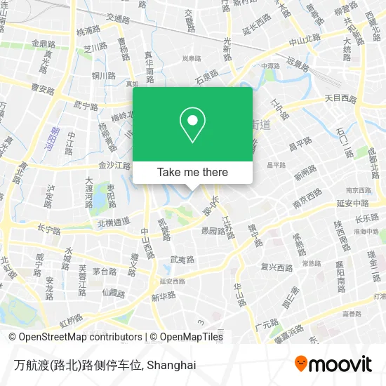 万航渡(路北)路侧停车位 map