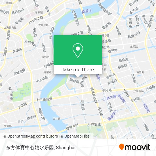 东方体育中心嬉水乐园 map