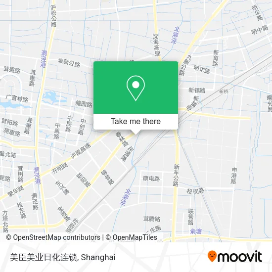美臣美业日化连锁 map