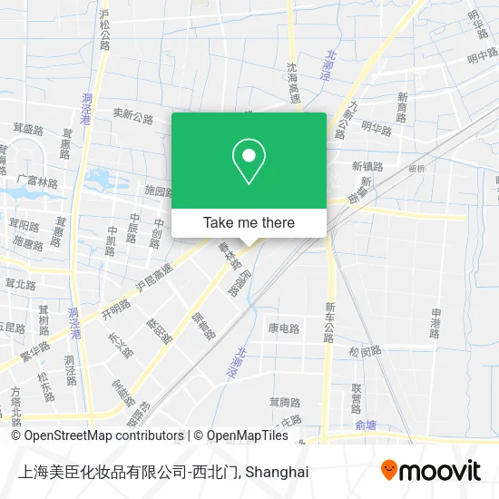 上海美臣化妆品有限公司-西北门 map