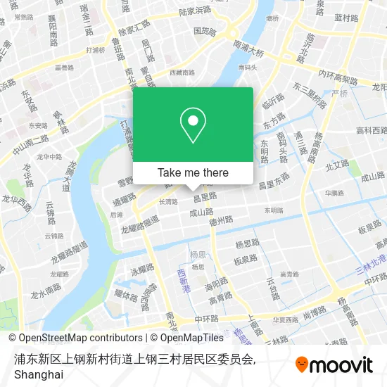 浦东新区上钢新村街道上钢三村居民区委员会 map