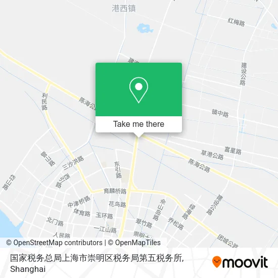 国家税务总局上海市崇明区税务局第五税务所 map