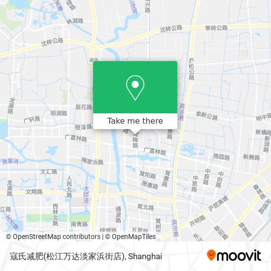寇氏减肥(松江万达淡家浜街店) map