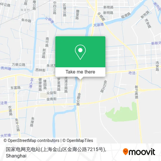国家电网充电站(上海金山区金廊公路7215号) map