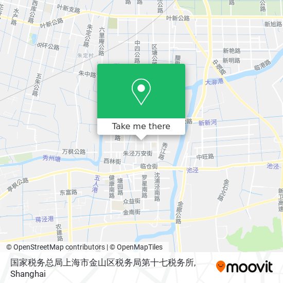 国家税务总局上海市金山区税务局第十七税务所 map