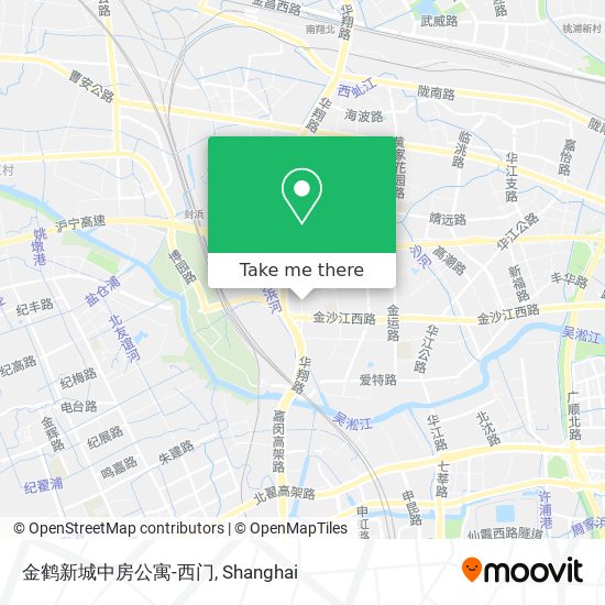 金鹤新城中房公寓-西门 map
