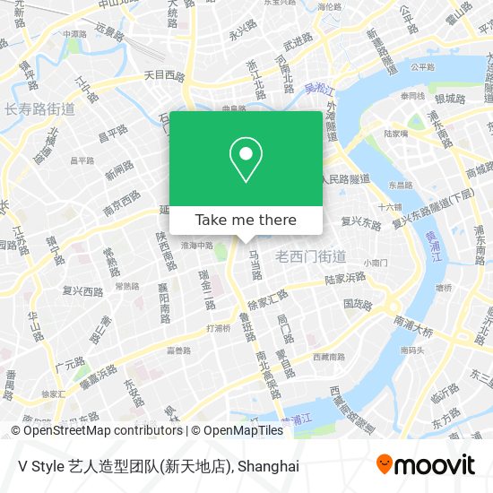 V Style 艺人造型团队(新天地店) map