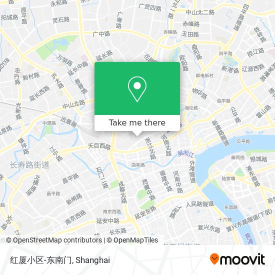 红厦小区-东南门 map
