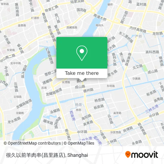 很久以前羊肉串(昌里路店) map