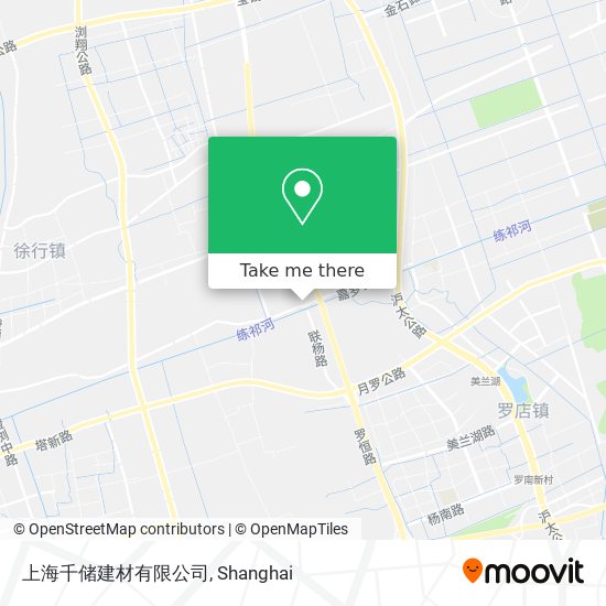 上海千储建材有限公司 map