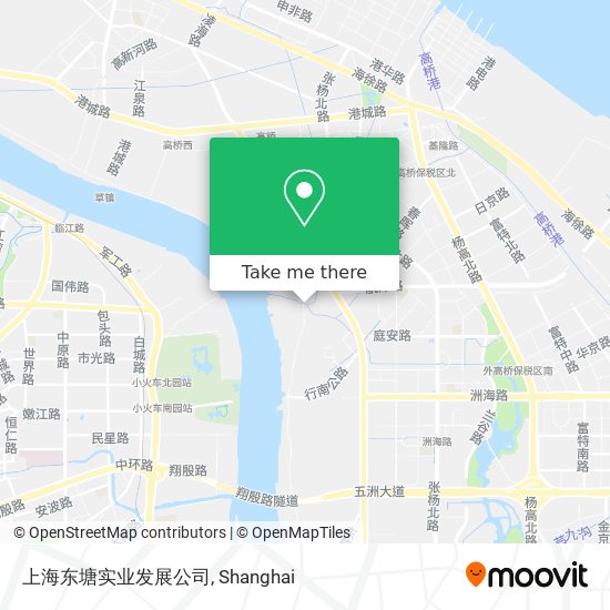 上海东塘实业发展公司 map