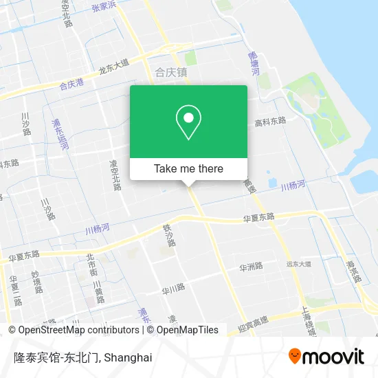 隆泰宾馆-东北门 map
