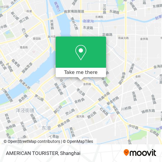 AMERICAN TOURISTER map