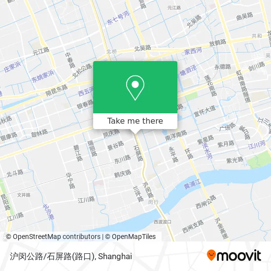 沪闵公路/石屏路(路口) map