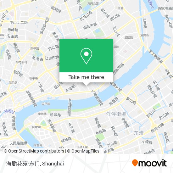 海鹏花苑-东门 map