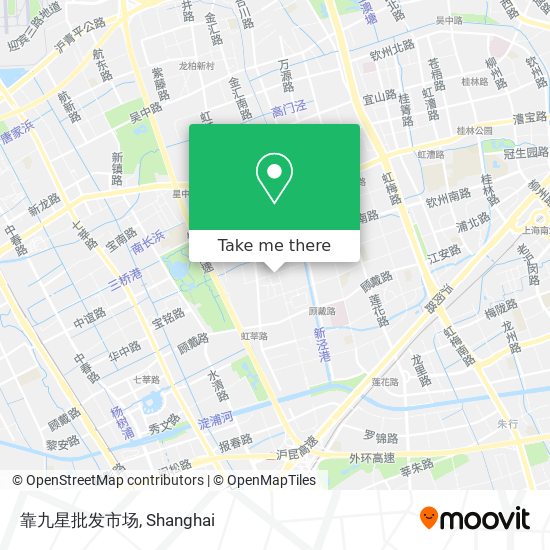 靠九星批发市场 map