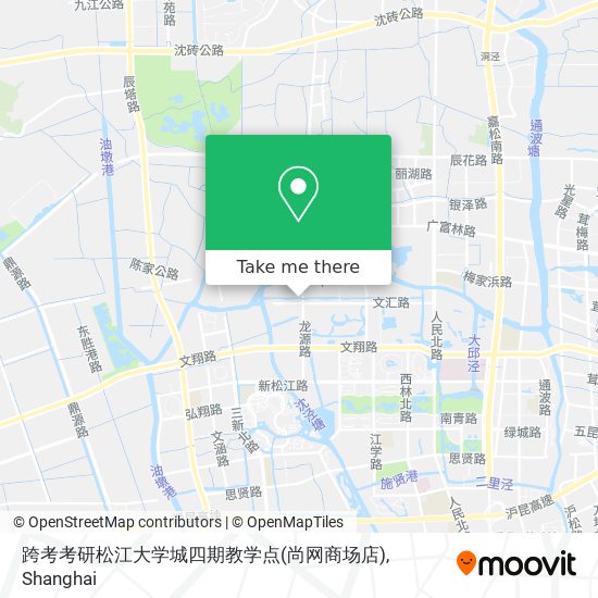 跨考考研松江大学城四期教学点(尚网商场店) map