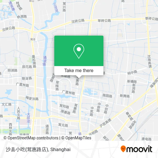 沙县小吃(茸惠路店) map