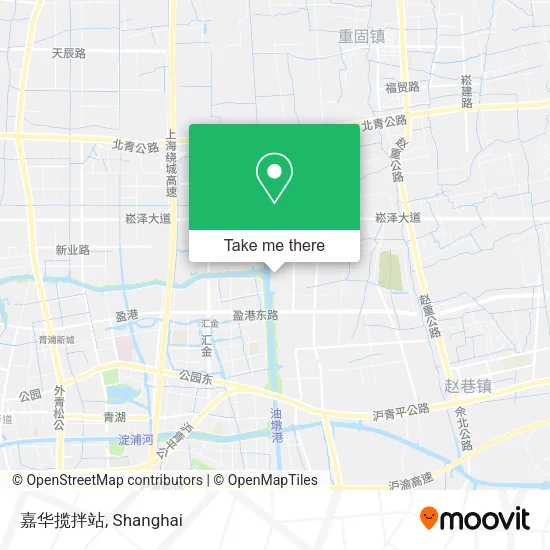 嘉华揽拌站 map
