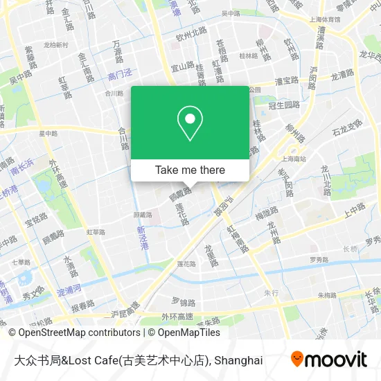 大众书局&Lost Cafe(古美艺术中心店) map