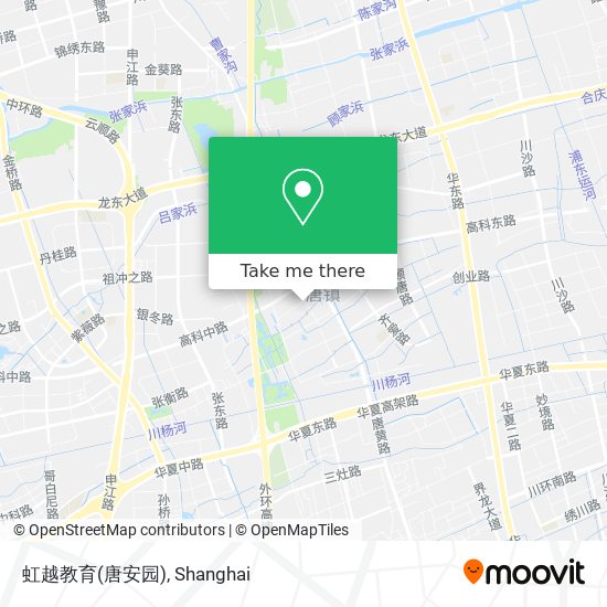 虹越教育(唐安园) map