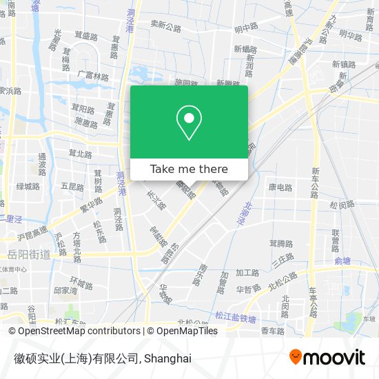 徽硕实业(上海)有限公司 map