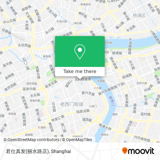 君仕真发(丽水路店) map