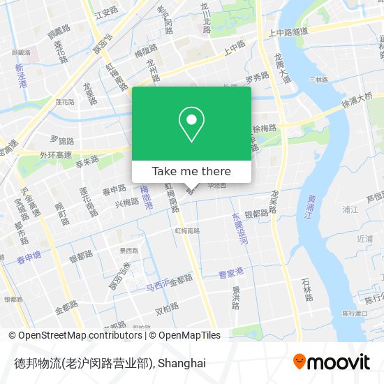 德邦物流(老沪闵路营业部) map