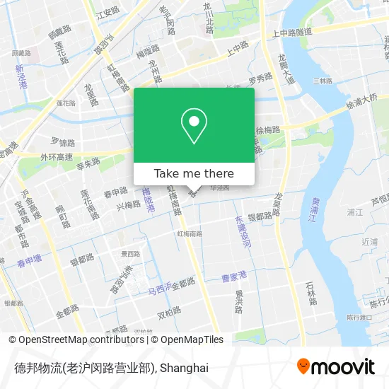 德邦物流(老沪闵路营业部) map